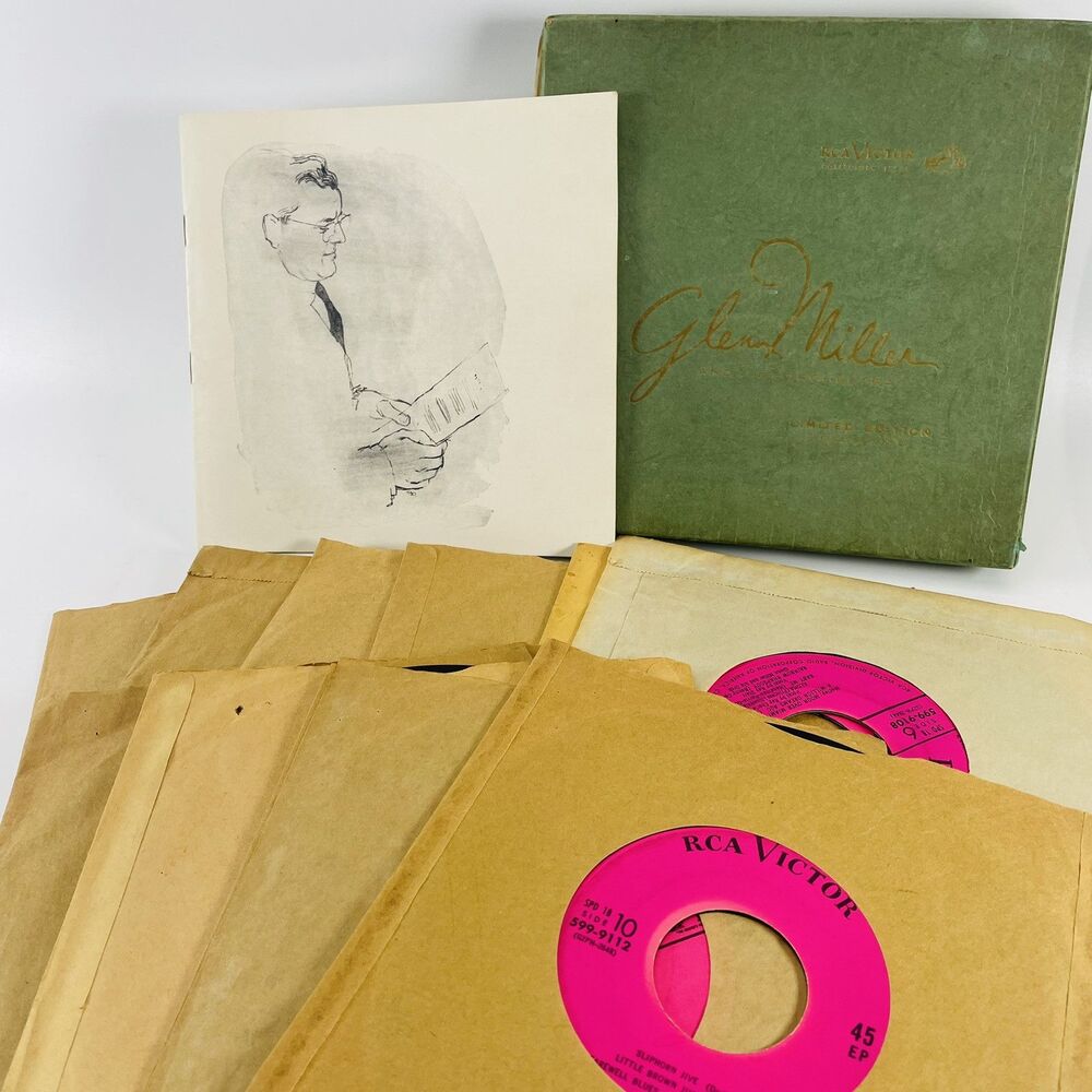RCA Victor Glenn Miller Limited Edition Vol 1 10 7" 45 RPM Vinyl Record Box Set